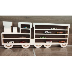 Shelf for toy cars Train